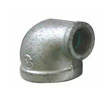 Galvanized pipe fittings Galvanized wire buckle elbow 90 degrees Reducer elbow Reducer elbow 20 25 32 40 50 65