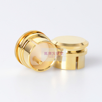 Special good news Taiwan custom high grade copper gold plated XLR protective cap shielding cap dust cap male cap