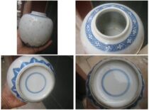 All Kangxian made crystalline and transparent green flower and exquisite porcelain small porcelain tea cans 1