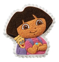 Dora Dora Large Cake Pan Birthday Cake Abrasive Mold