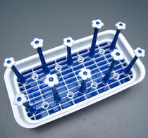 Rectangular 10-position cup holder Drain cup holder Home storage drying cup holder Cup holder upside down