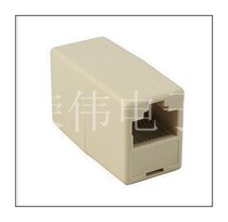 RJ45 network cable double-pass connector Network straight-through seat Network cable extension cable plug-in connector module
