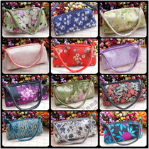 Go abroad to send gifts to foreigners silk Su embroidered hand bag with Cheongsam Tang dress lady wedding bride with bag