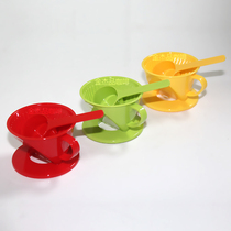 Hand Flush Coffee Maker Filter Cup Coffee Filter Cup Coffee Filter Cup Triple Hole Design Drip Cup