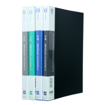 Manufacturer direct sales Zhulian ZL30AK transparent insert page folder A4 30 pages transparent insert page information book
