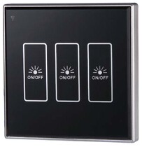 3-way learning wireless touch screen remote control switch 86 type zero firewire smart home switch panel accessories