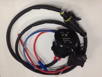 Waterproof cigarette lighter holder with USB interface auto modification waterproof cigarette lighter holder with USB interface