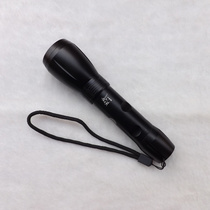 Little Tiger strong light flashlight S808 focusing hidden charging LED tail switch three-speed outdoor night ride