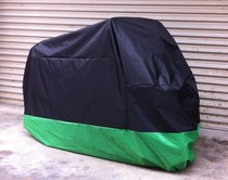 Factory direct sales 180T polyester taffeta PU motorcycle clothes(foreign trade size:XL)(black and green)