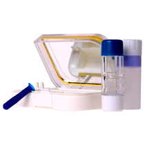 Kaida hard corneal plastic mirror box RGP contact lens companion box contains mirror small bottle suction stick hy