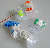 Holiday tourism with rope nose clip earplugs set color silicone soft nose clip earplugs