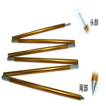 Explosive 7075 high strength aluminum alloy Korean craft 19mm canopy pole tent door pick Pole 2 4 meters 2