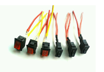 Two square modified switches for motorcycle accessories large and small