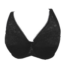 Violet adjustable gathering bra full cup Big Cup three-breasted thin SW7373