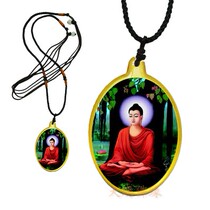 Jiyuan wholesale resin drop glue Buddha statue amulet pendant (Sakyamuni Buddha) Buddha statue pendant pendant