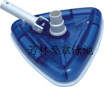 Swimming pool cleaning supplies Transparent suction head triangle with brush suction pool head vacuum cleaner Swimming pool suction equipment