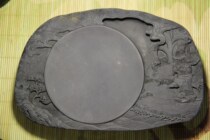 Duanyan Inkstone - - - Master Cheng Wens Work of Intangible Cultural Heritage Inheritor Ma Zikeng Landscape Inkstone