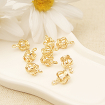 Qianying three-dimensional crown Wool felt poke poke music pendant bracelet pendant Handmade diy accessories material