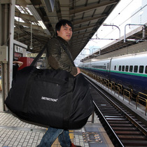 Large capacity outdoor travel bag portable shoulder mens and womens luggage check-in bag carrying bag travel moving camping equipment