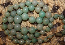 Old antique jade personality Jewelry necklace collection Old natural dense jade necklace natural Henan jade necklace AM001