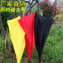 Umbrella 8 bone long - handled umbrella white hand - drawn parachute creative stage photography props yellow festival umbrella pure red umbrella