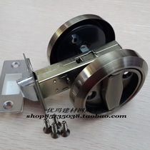 Ultra-Valued Stainless Steel Invisible Door Lock Green Ancient Bronze Concealed Door Lock Background Wall Door Lock Double-sided Handle Lock Pull Ring Lock