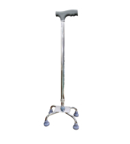 New old man four-legged crutch walking stick outdoor leisure Walker anti-skid Walker four-corner crutch