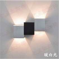Modern simple square LED wall light Living room bedroom background wall light Corridor aisle light Creative stair light