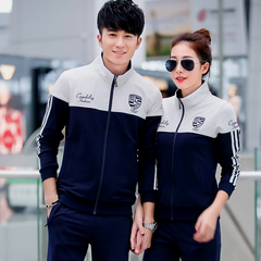 2016秋季新款男士运动套装韩版两件套卫衣运动服情侣套装