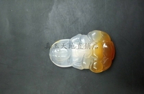 Natural Ice Seed Color Yellow Jade Medullary Pendant Jade Necklace Jade Necklace Jade Pendant Male jade Pei sent boyfriend Fashion Jade Pendant
