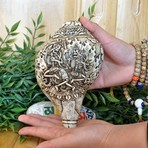 Nepal carved corpse Tuolin main corpse forest tomb master dudadatabo snail white conch