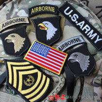101 Airborne Master Velcro Embroidery Velcro Armband Epaulettes Embroidery Sticker Bags National Flag Outdoor Badge Badge