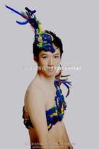 Bingbing dance costume custom official website Direct camp Dai dance costume Dai skirt Dai solo dance headgear free mail