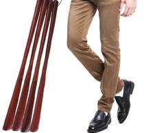 Han-style solid wood shoe plucking extra-long wooded elderly pregnant woman does not bend over and wears shoe deity