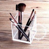 Limited edition transparent colorful eyebrow pen simple brush barrel brush barrel pencil acrylic desktop storage box customized
