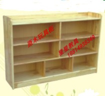 Childrens toy cabinet * kindergarten solid wood toy storage cabinet * log storage rack * Early Education Parent-Child Garden Equipment