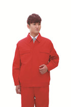 Friendship clothing Big red canvas cotton single-layer jacket overalls Labor and safety clothing uniforms Electrical clothing 2069 models