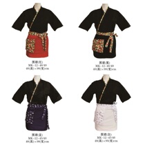 Japan-ROK Cuisine Apron Day Style Work Apron Hotel Work Apron Sushi Master Apron 4 Models