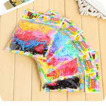 Korean headdress Head rope rubber band Hair ring base hair rope Headdress tie hair jewelry disposable rubber band black