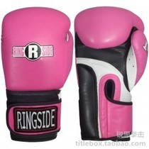 (Original) American RINGSIDE Boxing Gloves Professional Leather Muay Thai Sanda Boxing Womens Pink