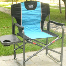 American original single outdoor big brand aluminum alloy director chair folding chair armchair backrest chair with table Board coffee table