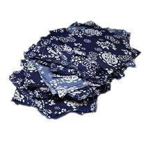 Thanks to the Pot Master-Purple Sand Tea Leaf Jars with blueflower cloth cover cloth Sealed Cloth Decorative Cloth Autonomous Real Shot