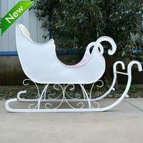 Santa Claus New White Red Sled Elk Marathon Sports Outdoor Dog Pull Ski