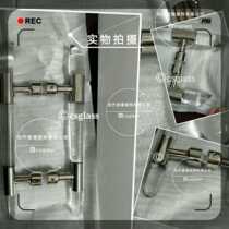 Glass door crystal handle hole distance 147mm Beauty salon barber shop office door Restaurant hotel special handle