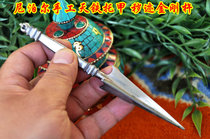 The artefact Nepal handmade Tie Tora Diamond pestle is 16 2cm long