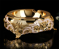 European-style metal high-end clubhouse living room luxury alloy ashtray Bar KTV night hotel ashtray