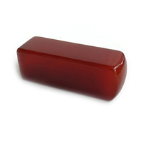 Water jade ice spirit natural red agate seal material entangled silk agate square chapter name Collection Chapter private seal object