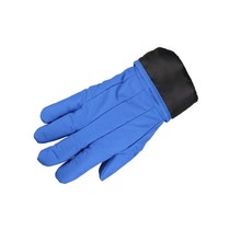 Protective anti-liquid nitrogen gloves low temperature resistant protective gloves blue antifreeze labor protection gloves-160 148