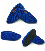 2014 New bottomless cloth shoe cover velvet cloth non-slip shoe cover Villa model room shoe cover washable