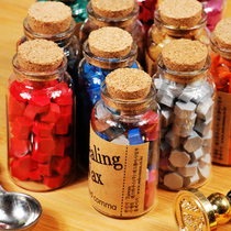 Retro Wind Fire lacquer wax grain mixed color seal special sealing wax bottle particles multi-color selection literary envelope manager recommended